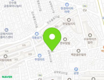 46 Samyang-ro 111-gil, Gangbuk-gu, Seoul, Republic of Korea Map