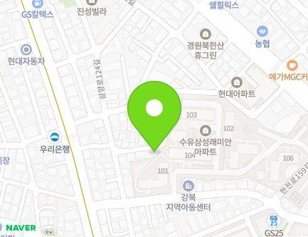 20-1 Samyang-ro 122-gil, Gangbuk-gu, Seoul, Republic of Korea Map