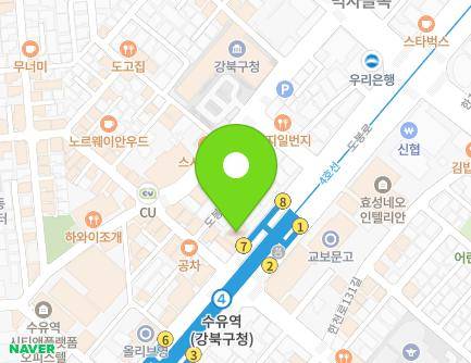 341 Dobong-ro, Gangbuk-gu, Seoul, Republic of Korea Map