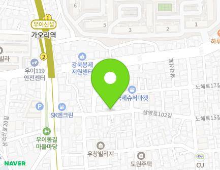 17 Samyang-ro 102-gil, Gangbuk-gu, Seoul, Republic of Korea Map