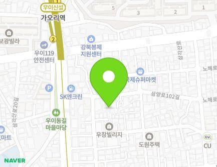 16-3 Samyang-ro 102-gil, Gangbuk-gu, Seoul, Republic of Korea Map