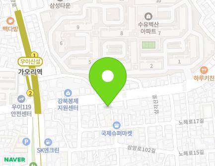 128-1 Samgaksan-ro, Gangbuk-gu, Seoul, Republic of Korea Map