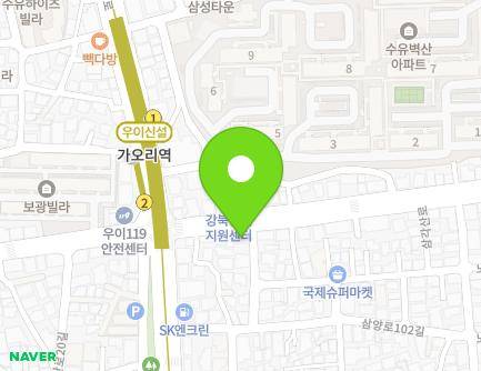 122 Samgaksan-ro, Gangbuk-gu, Seoul, Republic of Korea Map