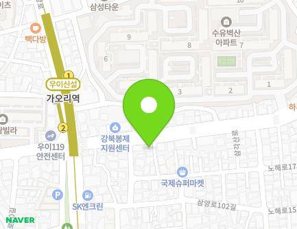 126 Samgaksan-ro, Gangbuk-gu, Seoul, Republic of Korea Map