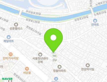 17-3 Hancheon-ro 166-gil, Gangbuk-gu, Seoul, Republic of Korea Map