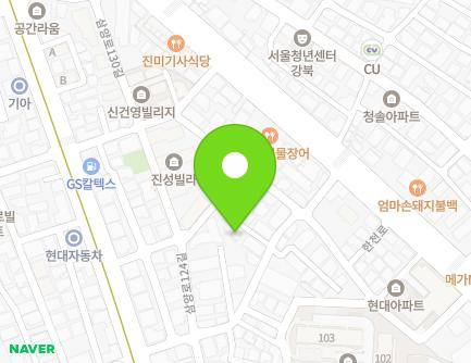 29-5 Samyang-ro 124-gil, Gangbuk-gu, Seoul, Republic of Korea Map