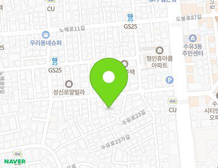 25-5 Nohae-ro 7-gil, Gangbuk-gu, Seoul, Republic of Korea Map