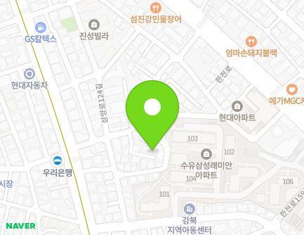 14-11 Samyang-ro 124-gil, Gangbuk-gu, Seoul, Republic of Korea Map