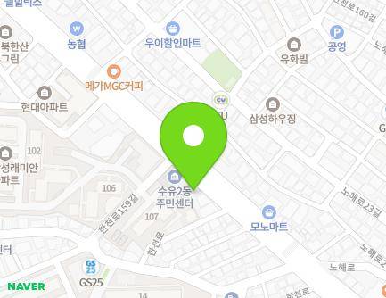 1115 Hancheon-ro, Gangbuk-gu, Seoul, Republic of Korea Map