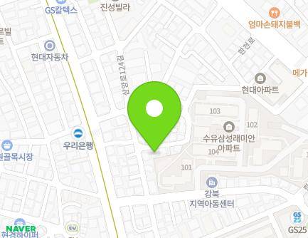 16 Samyang-ro 122-gil, Gangbuk-gu, Seoul, Republic of Korea Map