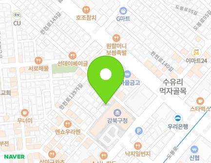 13-3 Hancheon-ro 139ga-gil, Gangbuk-gu, Seoul, Republic of Korea Map