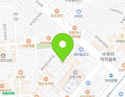 19-5 Hancheon-ro 139ga-gil, Gangbuk-gu, Seoul, Republic of Korea Map