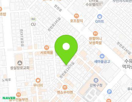 25-14 Hancheon-ro 139ga-gil, Gangbuk-gu, Seoul, Republic of Korea Map