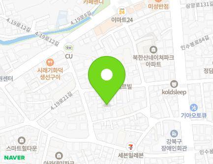 27-7 Insubong-ro 81-gil, Gangbuk-gu, Seoul, Republic of Korea Map