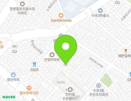 28-14 Hancheon-ro 148-gil, Gangbuk-gu, Seoul, Republic of Korea Map