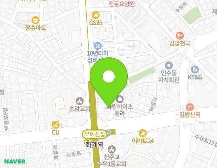 346-6 Samyang-ro, Gangbuk-gu, Seoul, Republic of Korea Map