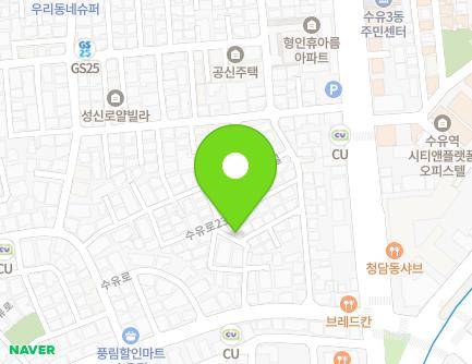 14 Suyu-ro 21-gil, Gangbuk-gu, Seoul, Republic of Korea Map