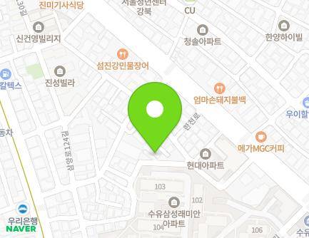 27-6 Hancheon-ro 161-gil, Gangbuk-gu, Seoul, Republic of Korea Map