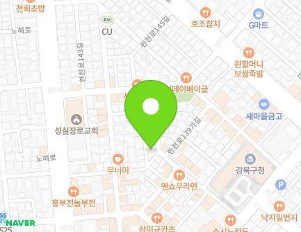 29 Hancheon-ro 139na-gil, Gangbuk-gu, Seoul, Republic of Korea Map