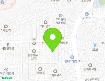 15-9 Insubong-ro 55-gil, Gangbuk-gu, Seoul, Republic of Korea Map