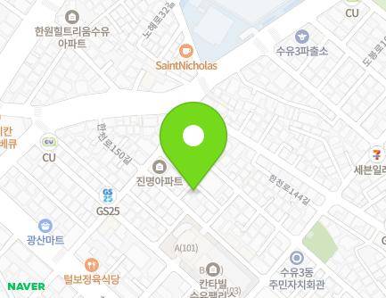 28-12 Hancheon-ro 148-gil, Gangbuk-gu, Seoul, Republic of Korea Map