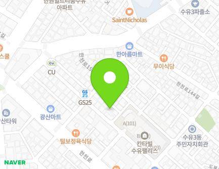 16-10 Hancheon-ro 148-gil, Gangbuk-gu, Seoul, Republic of Korea Map