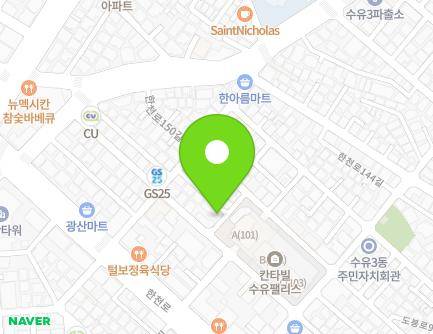 16-12 Hancheon-ro 148-gil, Gangbuk-gu, Seoul, Republic of Korea Map