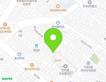 16-11 Hancheon-ro 148-gil, Gangbuk-gu, Seoul, Republic of Korea Map