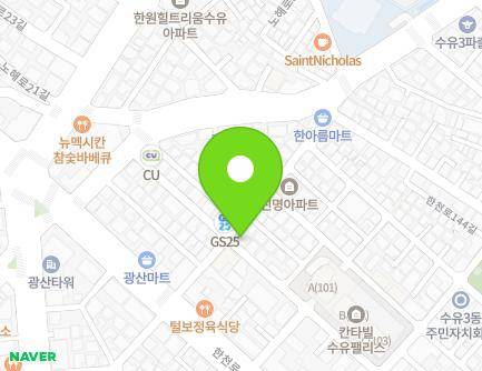 14 Hancheon-ro 148-gil, Gangbuk-gu, Seoul, Republic of Korea Map