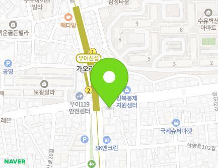 116 Samgaksan-ro, Gangbuk-gu, Seoul, Republic of Korea Map