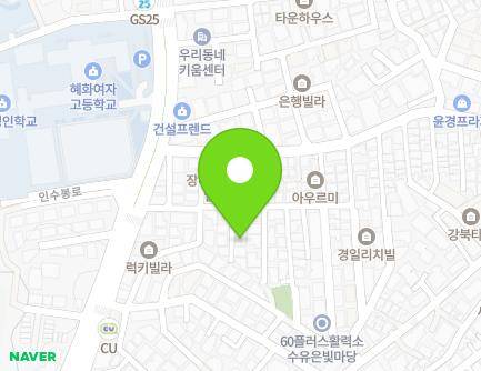 16-5 Insubong-ro 30-gil, Gangbuk-gu, Seoul, Republic of Korea Map