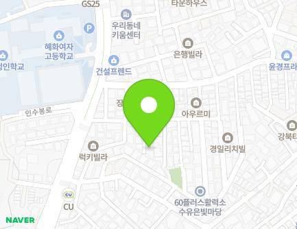 16-7 Insubong-ro 30-gil, Gangbuk-gu, Seoul, Republic of Korea Map