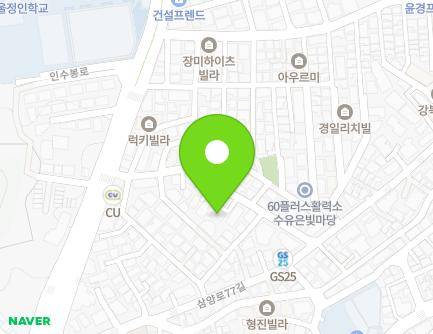 24-5 Insubong-ro 28-gil, Gangbuk-gu, Seoul, Republic of Korea Map