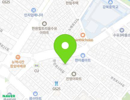 28-15 Hancheon-ro 150-gil, Gangbuk-gu, Seoul, Republic of Korea Map