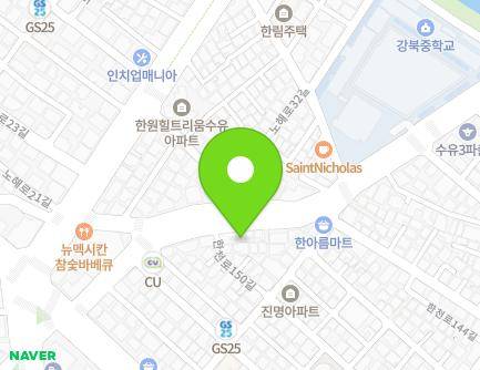 34 Hancheon-ro 150-gil, Gangbuk-gu, Seoul, Republic of Korea Map