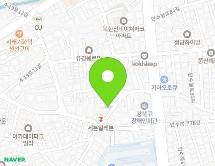 18 Insubong-ro 79-gil, Gangbuk-gu, Seoul, Republic of Korea Map