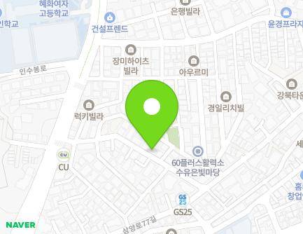 25 Insubong-ro 28-gil, Gangbuk-gu, Seoul, Republic of Korea Map