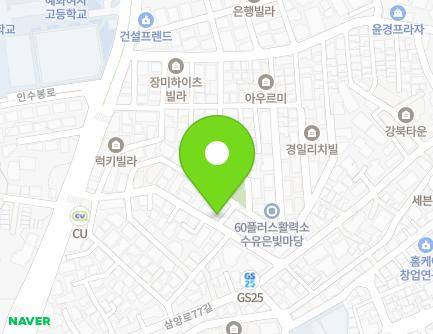 27 Insubong-ro 28-gil, Gangbuk-gu, Seoul, Republic of Korea Map