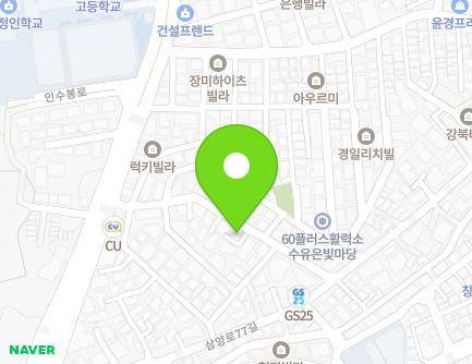 24 Insubong-ro 28-gil, Gangbuk-gu, Seoul, Republic of Korea Map