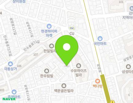 18-11 Samyang-ro 111-gil, Gangbuk-gu, Seoul, Republic of Korea Map