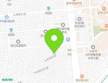 29 Suyu-ro 23-gil, Gangbuk-gu, Seoul, Republic of Korea Map