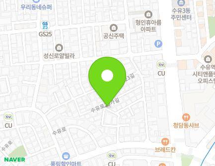 16 Suyu-ro 21-gil, Gangbuk-gu, Seoul, Republic of Korea Map