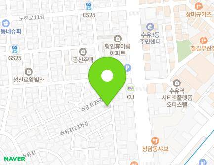 23 Suyu-ro 23-gil, Gangbuk-gu, Seoul, Republic of Korea Map