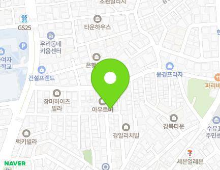 26-9 Insubong-ro 32-gil, Gangbuk-gu, Seoul, Republic of Korea Map