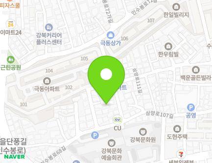 25-22 Insubong-ro 68-gil, Gangbuk-gu, Seoul, Republic of Korea Map