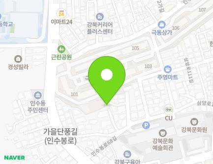 15-10 Insubong-ro 68-gil, Gangbuk-gu, Seoul, Republic of Korea Map