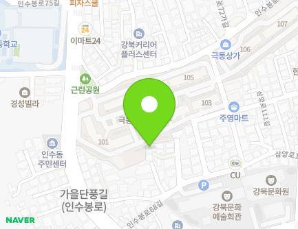 19-19 Insubong-ro 68-gil, Gangbuk-gu, Seoul, Republic of Korea Map