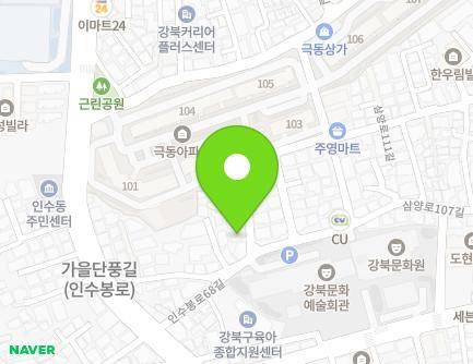 19-3 Insubong-ro 68-gil, Gangbuk-gu, Seoul, Republic of Korea Map