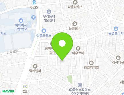 22-4 Insubong-ro 30-gil, Gangbuk-gu, Seoul, Republic of Korea Map