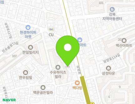 5 Samyang-ro 113-gil, Gangbuk-gu, Seoul, Republic of Korea Map